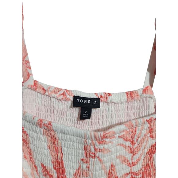 Torrid Midi Challis Smocked Dress Size 2 ( 20- 22) - Picture 4 of 5